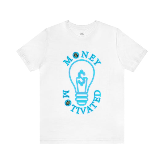 Money Motivated "Lightbulb Moment" T-shirt (blue)