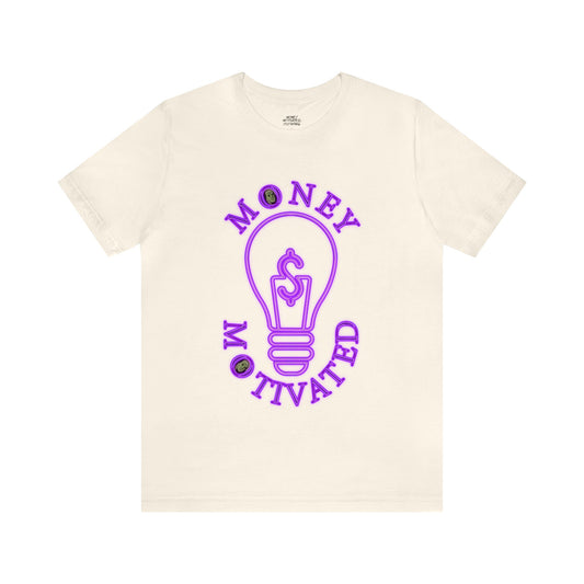 Money Motivated "Lightbulb Moment" T-shirt (purple)